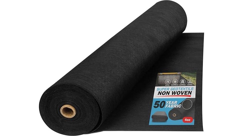 four ounce landscaping fabric