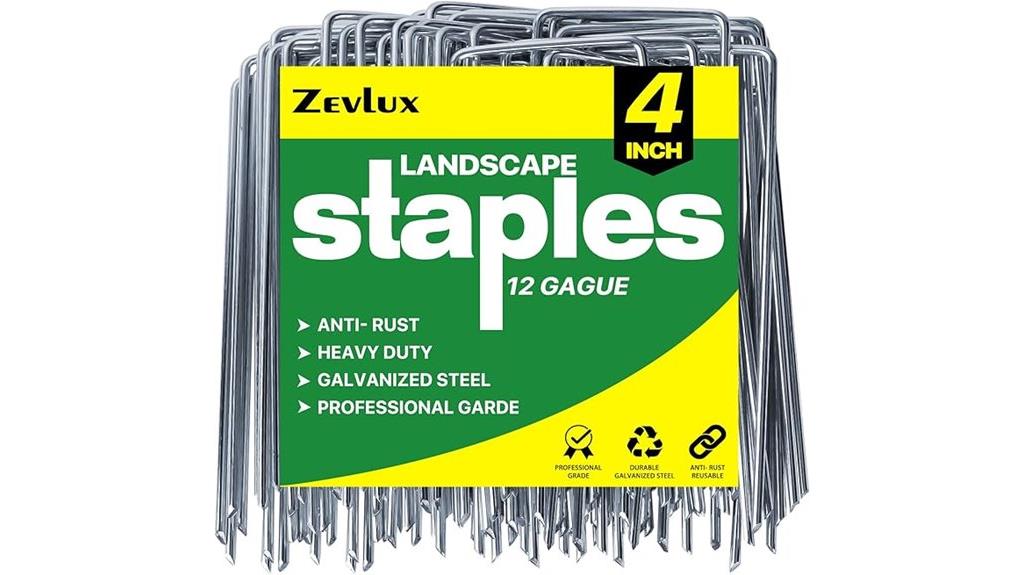 galvanized garden stake pack