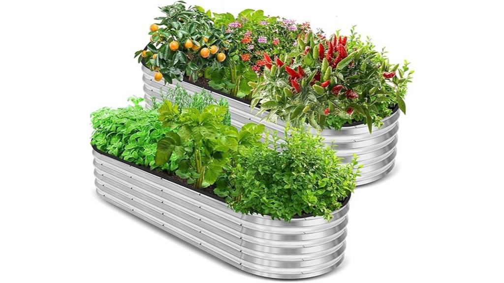 galvanized raised garden beds