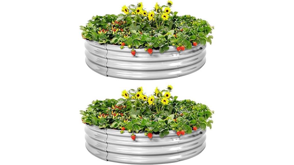 galvanized raised garden beds