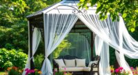 garden gazebo mosquito nets