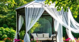 garden gazebo mosquito nets