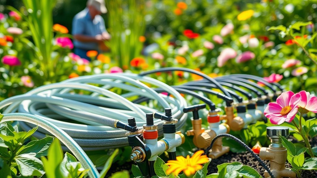 garden size and flow