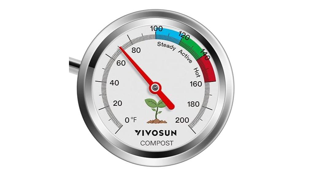 gardening compost temperature monitor