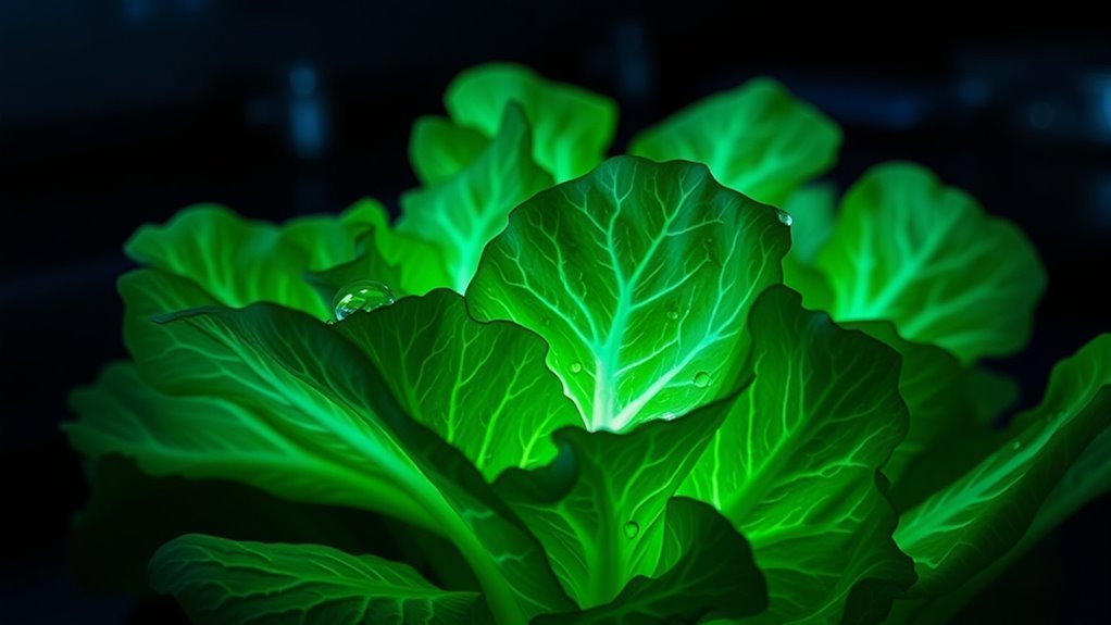 genetic transfer for bioluminescence