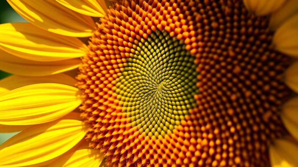 geometry in sunflower ecology