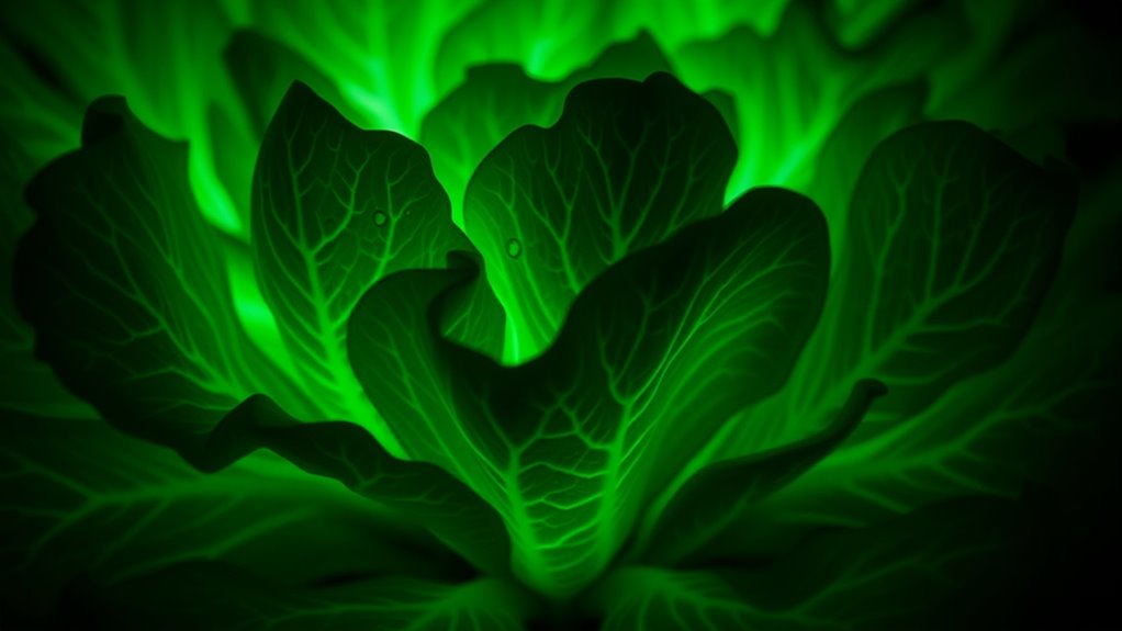 glowing crops for sustainability