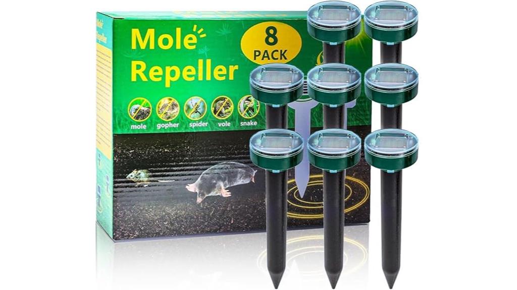 green ultrasonic mole repellent