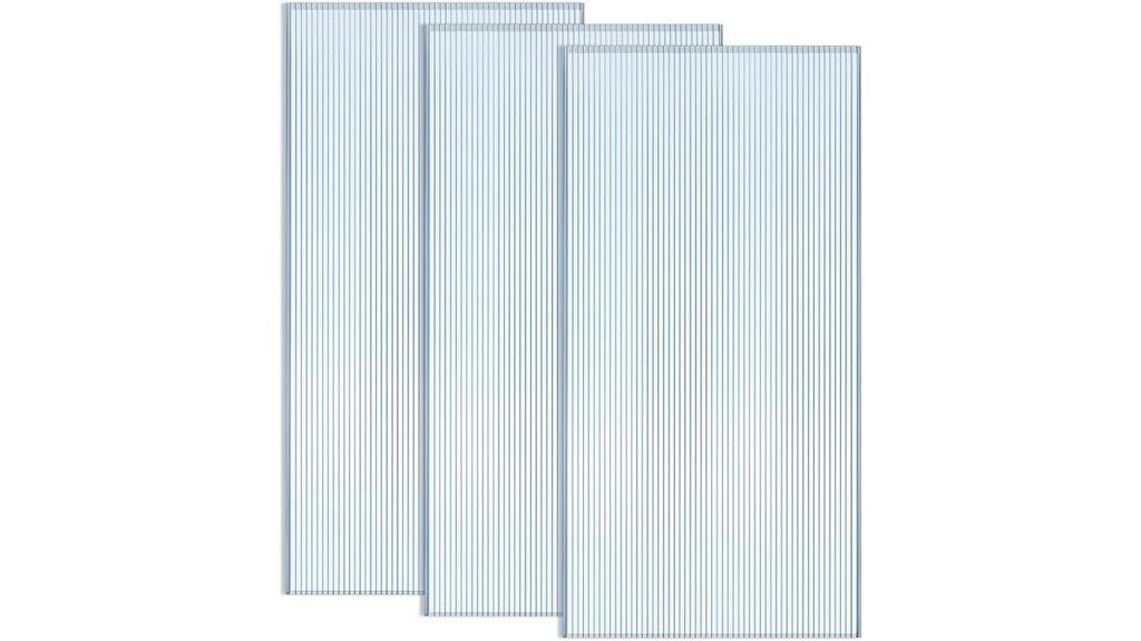 greenhouse polycarbonate panel set