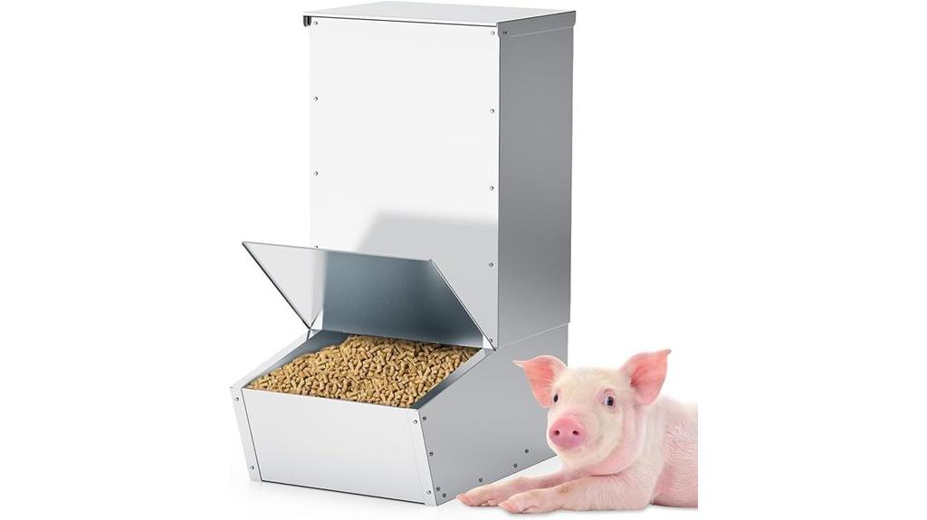 heavy duty galvanized hog feeder