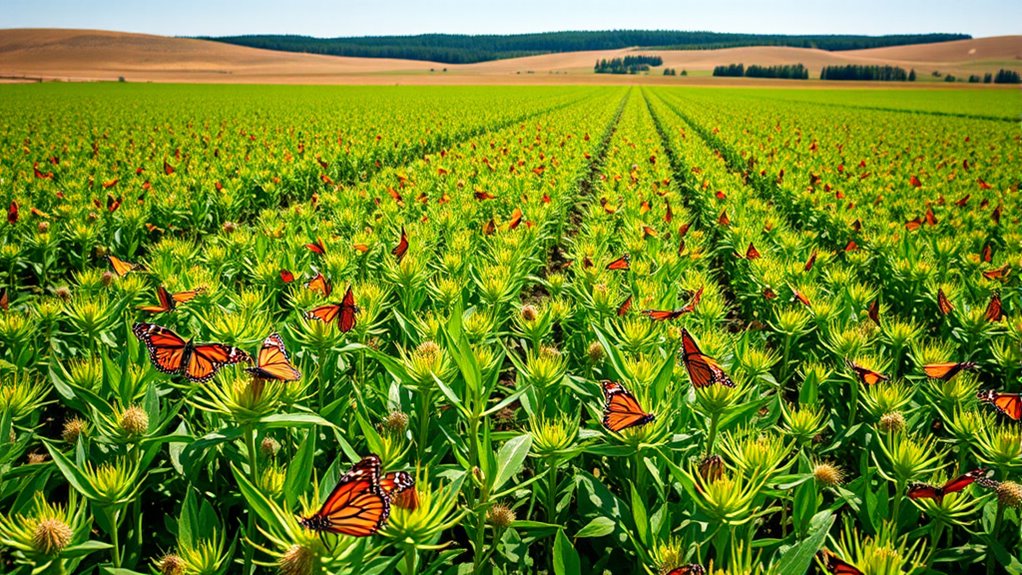 identify monarch habitat sites