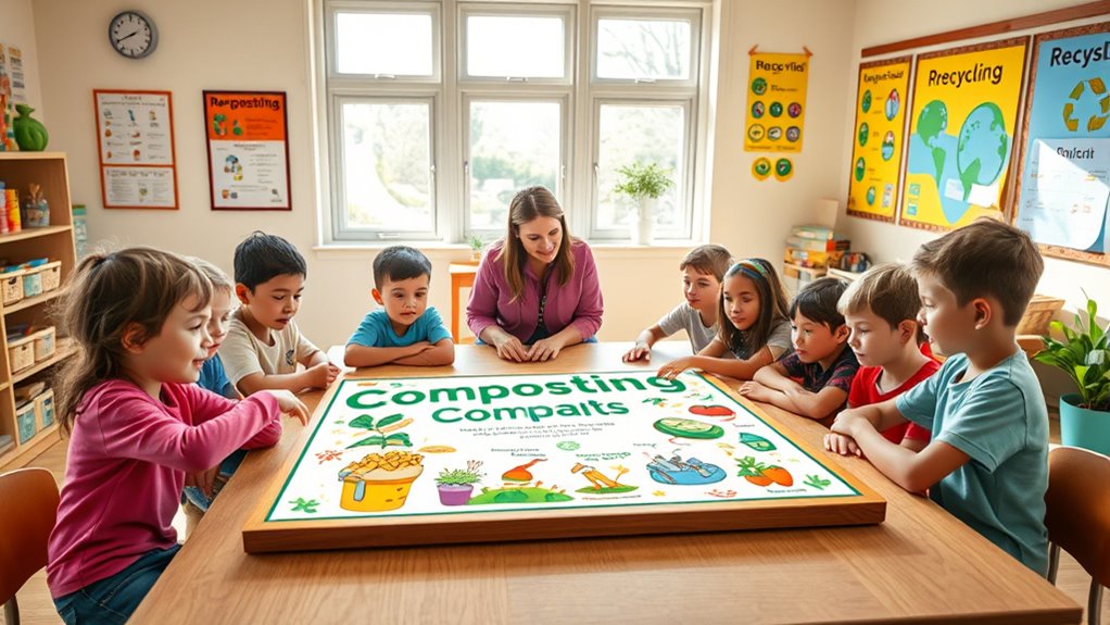 incorporate composting games regularly
