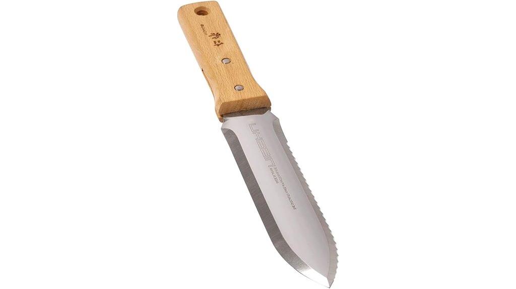 japanese stainless steel weeding knife