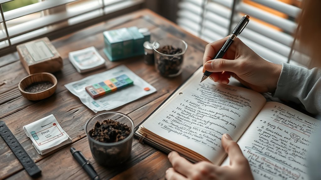 journaling and soil insights