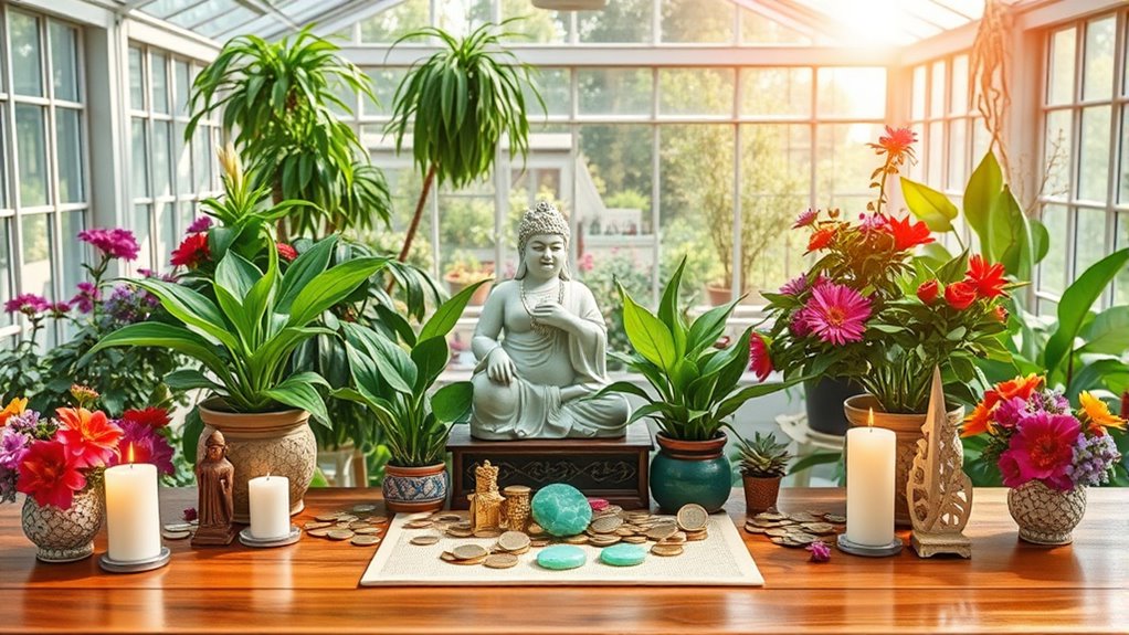 keep altar simple and focused