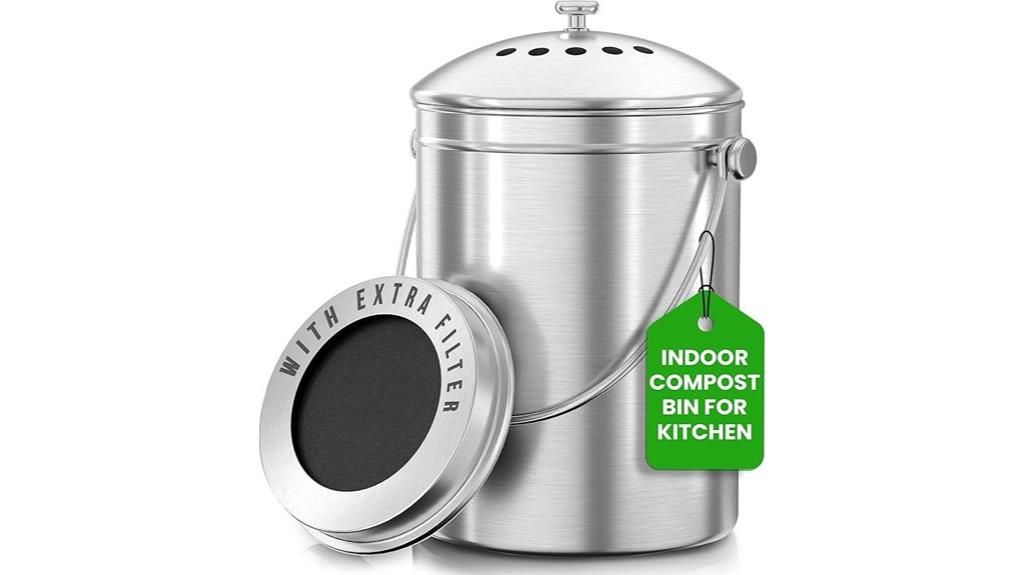 kitchen countertop compost bin