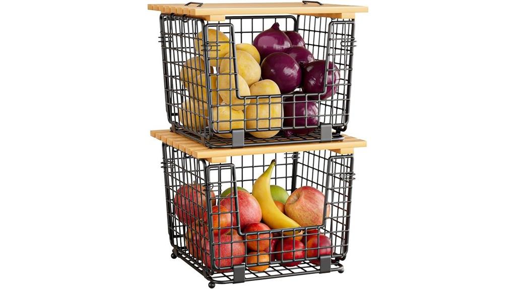 kitchen wire pantry basket