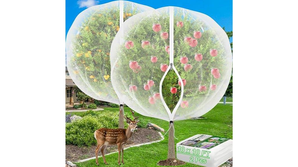 large fruit tree netting