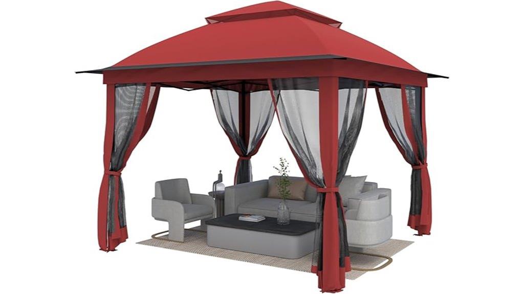 large mosquito net gazebo