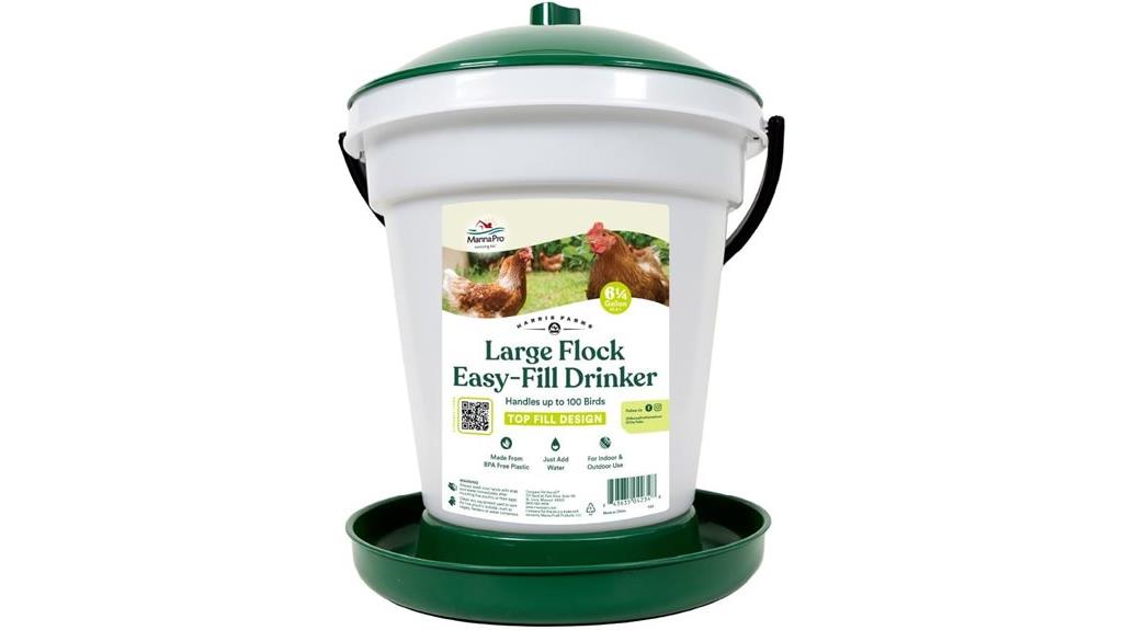 large poultry waterer