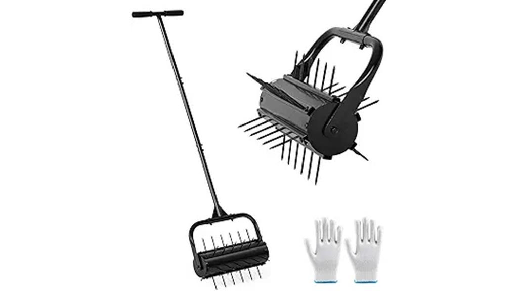 lawn aerator with handle