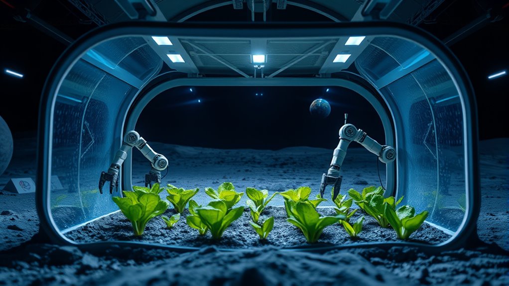 lettuce adapts to lunar