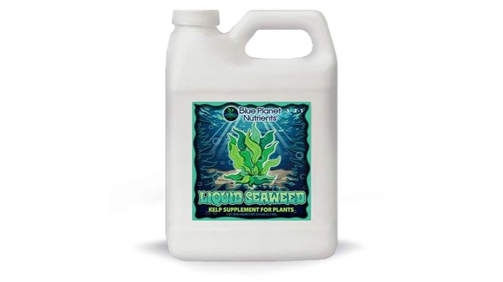 liquid seaweed plant supplement