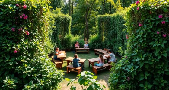 living fences for outdoor classrooms