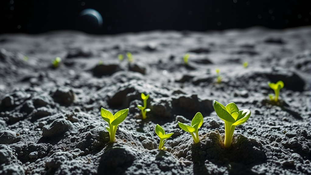 lunar crop growth experiments