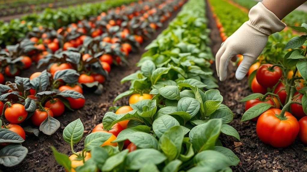 managing pests and watering