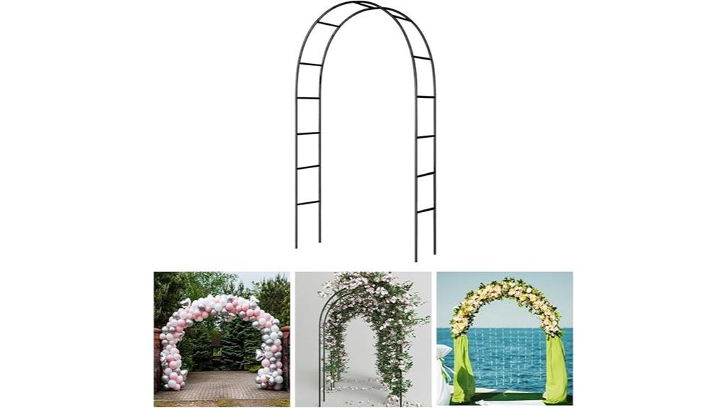 metal garden pergola