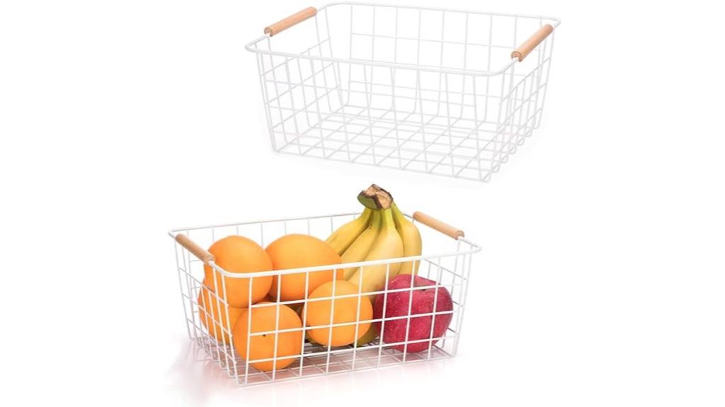 metal wire basket set