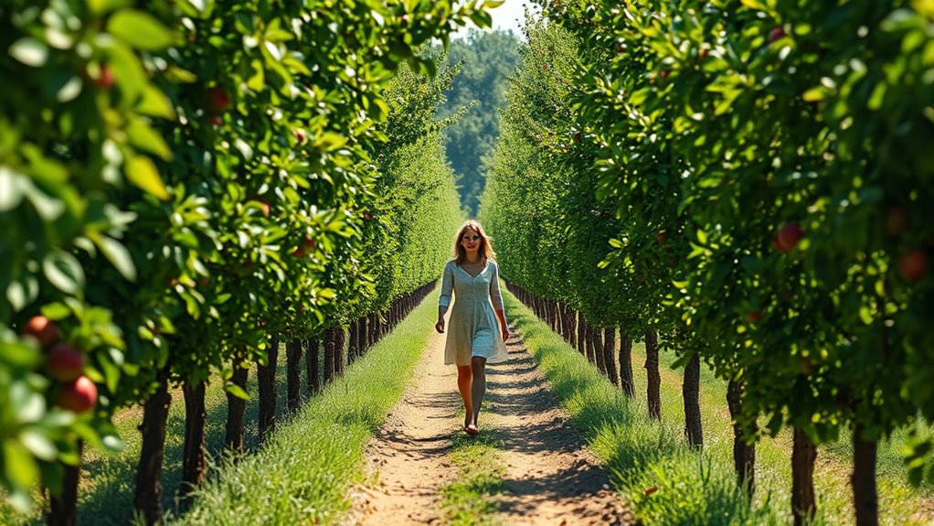 mindful orchard path selection