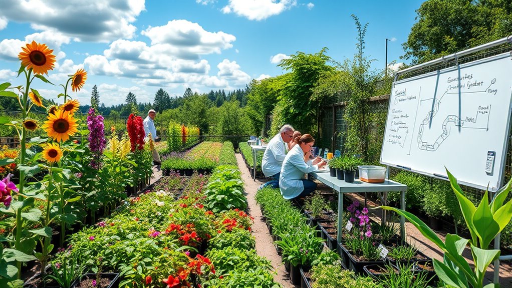 monitor garden cultivation strategies