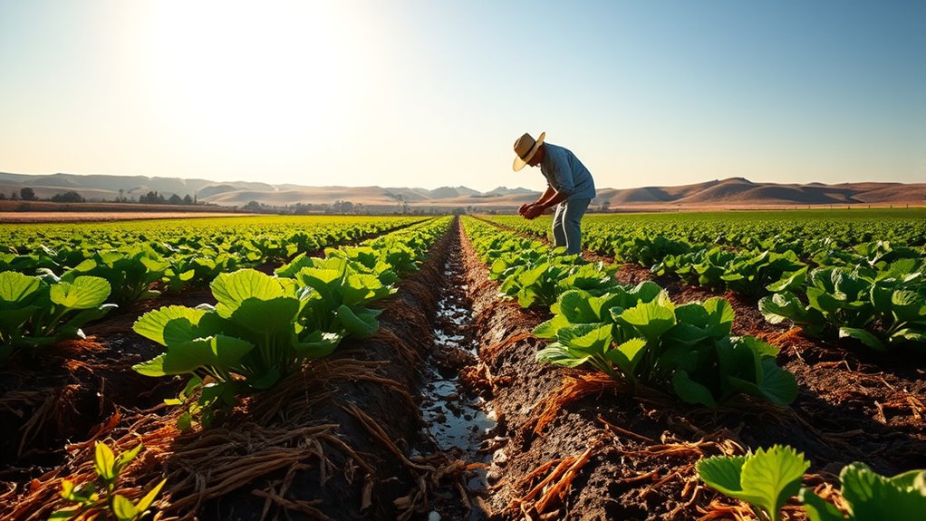 mulch conserves soil moisture