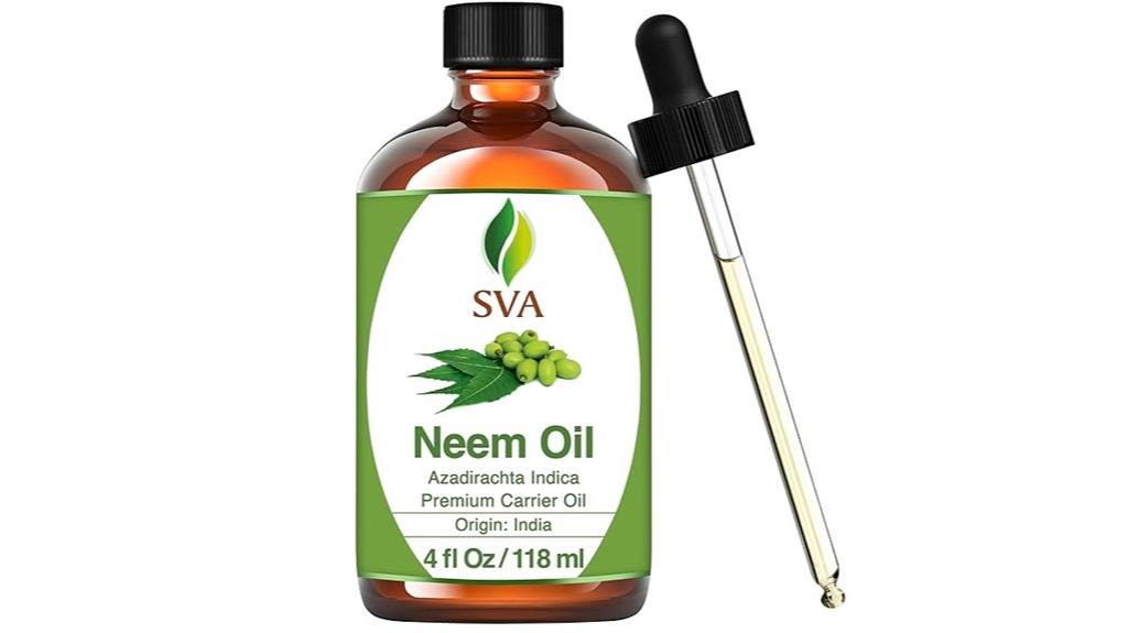 neem seed oil bottle