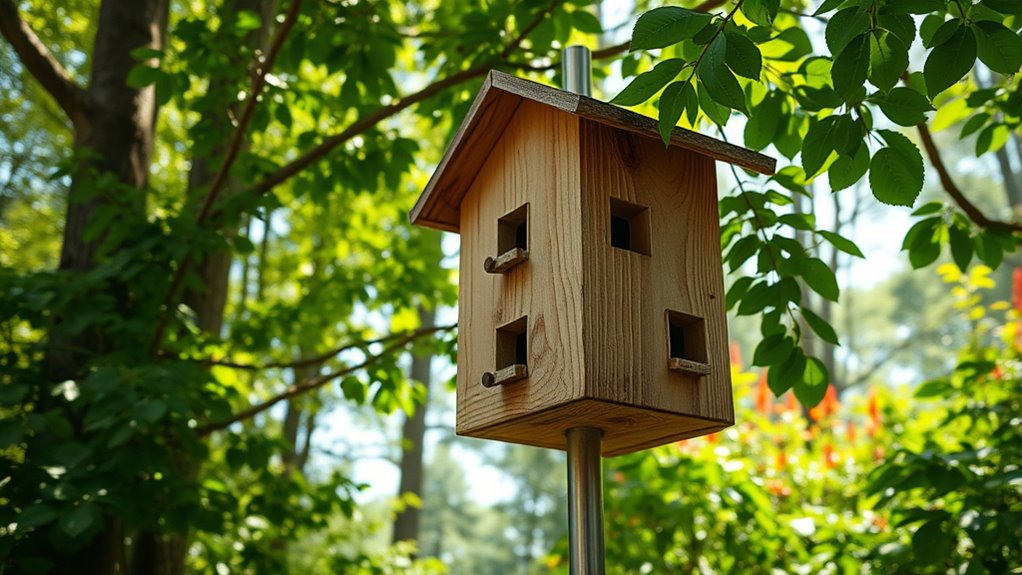 optimal bat house placement
