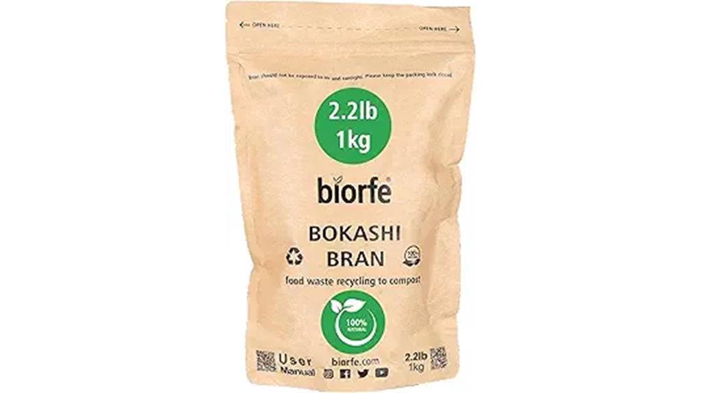 organic bokashi bran 2 2 lbs