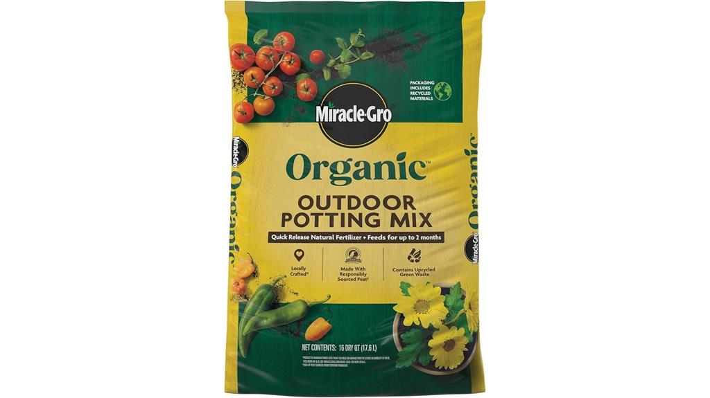 organic outdoor potting mix
