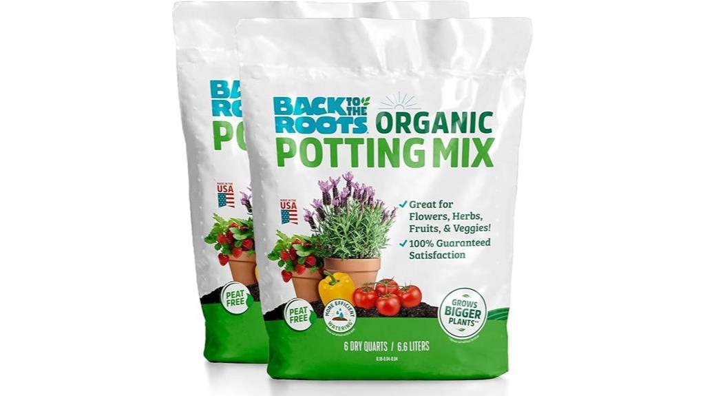 organic potting mix 12 quarts
