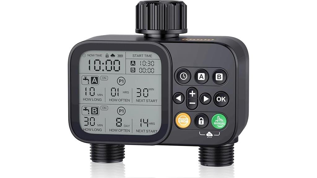 outdoor garden hose timer