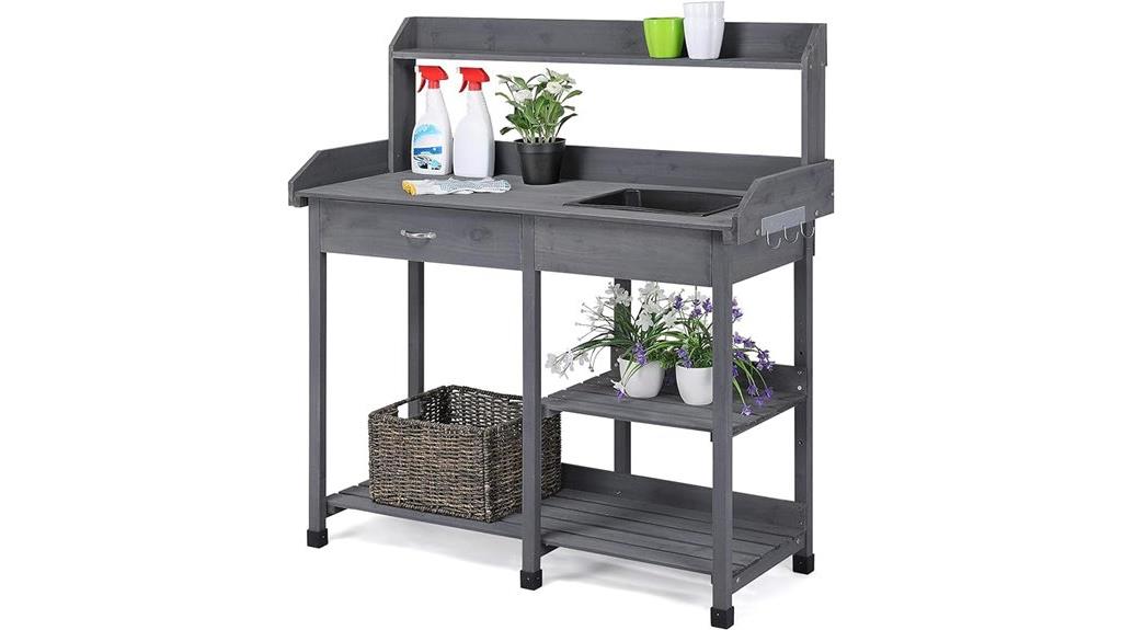 outdoor gardening work station