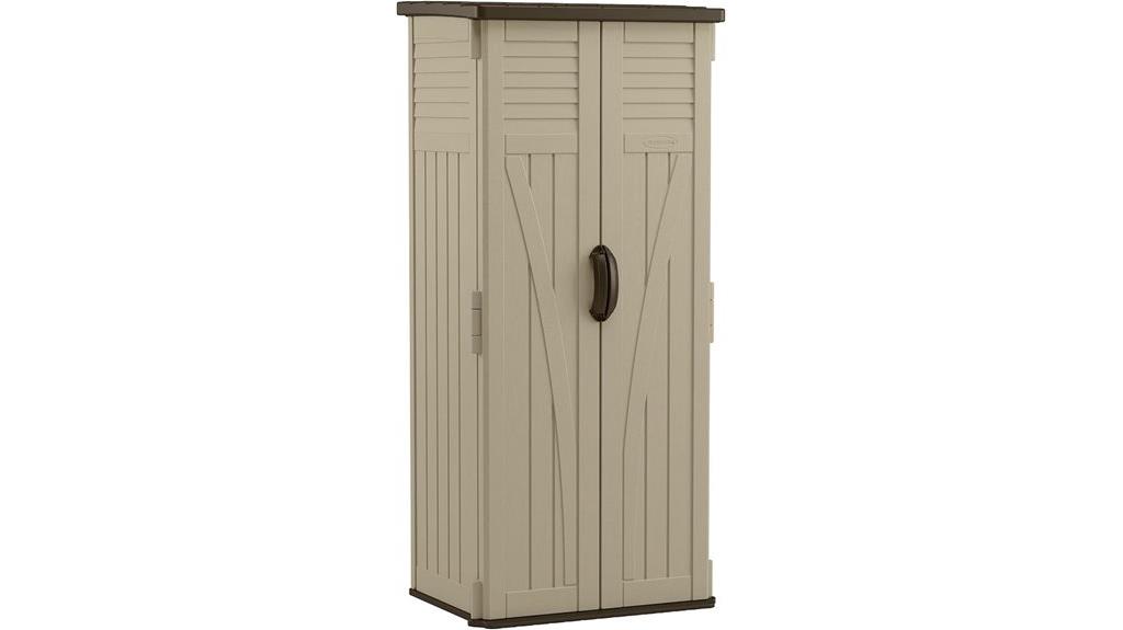 outdoor plastic storage shed