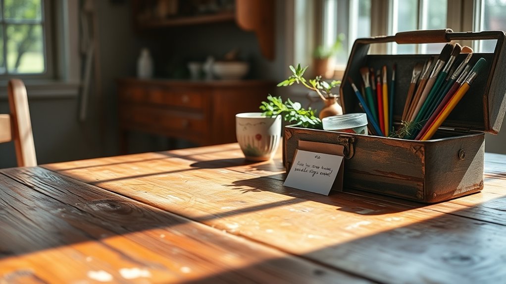 personalize with rustic charm