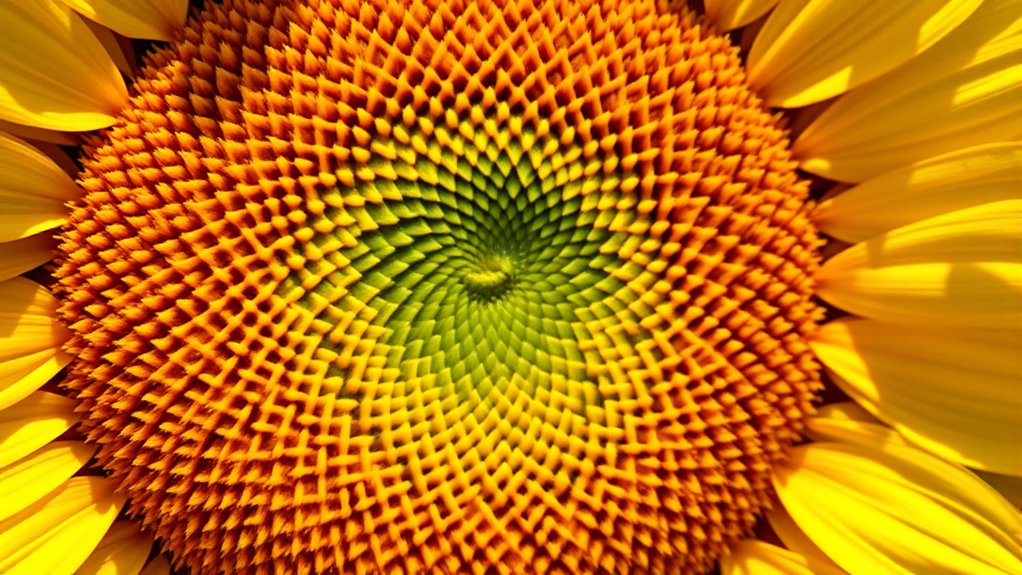 plant growth follows geometric patterns