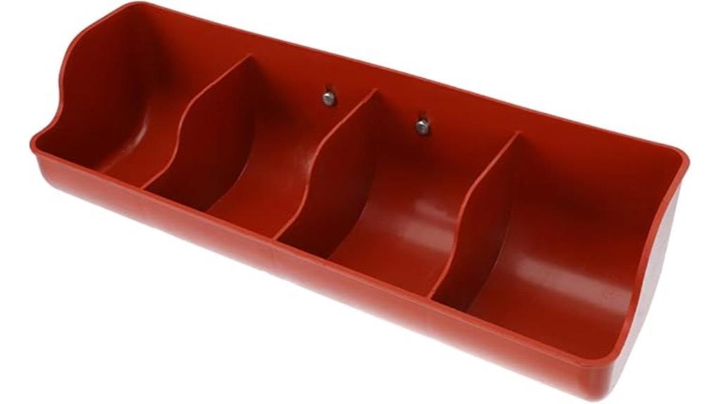plastic livestock fence feeder