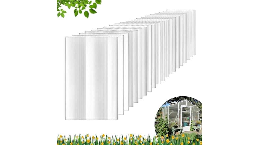 polycarbonate greenhouse panel pack