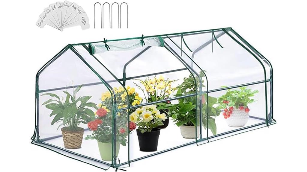 portable outdoor mini greenhouse