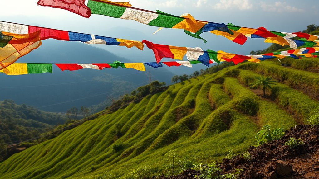 prayer flags symbolize land stewardship