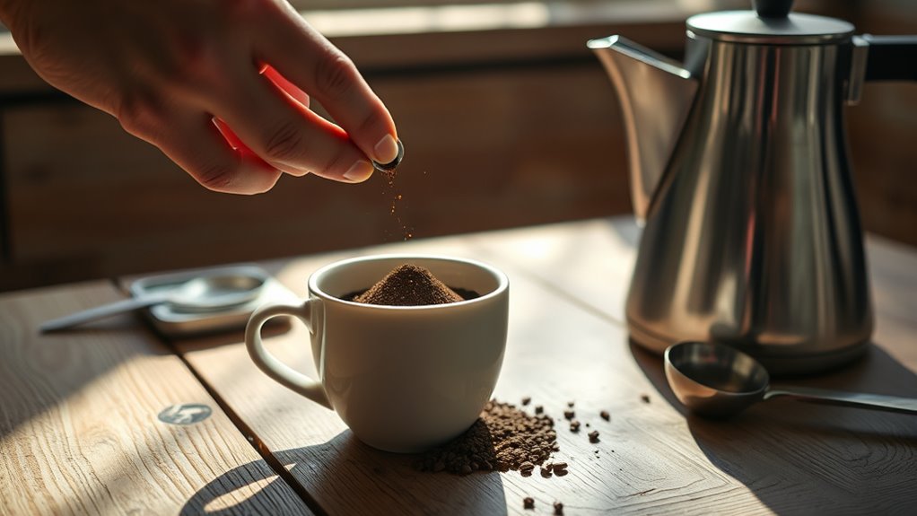 precise microdosing coffee techniques